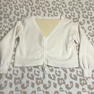 Alice + Olivia Basics White Sweatshirt. Size XS.